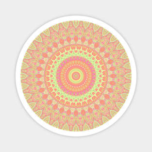 Vibrant Boho Mandala Magnet